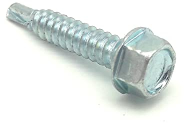 50 x Bohrschraube 6,3 x 32 mm Zaun Zaunbau Zaunpfosten Befestigung Halterung Zaunzubehör Zaunpfosten Zubehör Zaun Pfostenzubehör