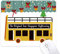 Singapur Sightseeing Shuttle Bus Mauspad Spiel Büro Matte Weihnachten Gummi Pad
