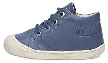 Naturino Cocoon-Chaussures Premiers Pas en Cuir, Bleu 19