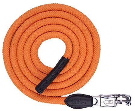 Führ-Strick indira pro PP-Strick-Leder Panikhaken (2,5 m, Orange 01)