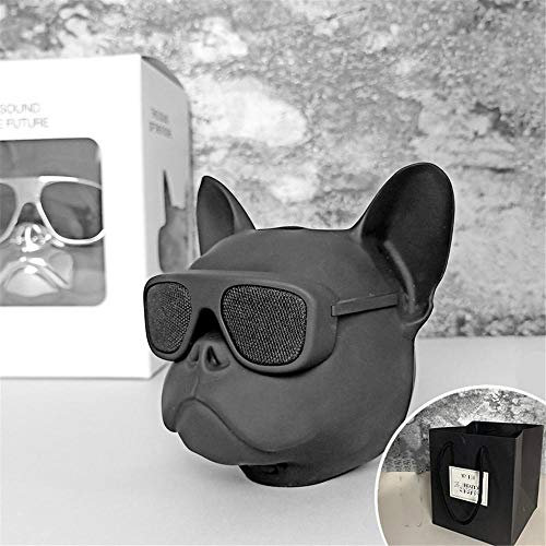 skpq Portable Bluetooth Speakers Dog head mini wireless Bluetooth audio portable loud volume -1