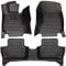 fussmattenprofi.com Fussmatten Auto Kompatibel mit Mercedes C-Klasse (W204) Fußmatten Baujahr 2007-2014 I Perfekte Passform 5D Premium Ledermatten Set | Geruchlos Allwetter Fussraumschale