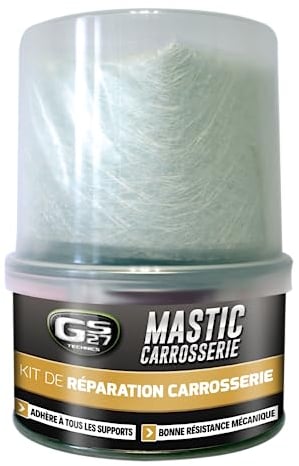 GS27 - Mastic Kit De Réparation Carrosserie Avec Fibre De Verre 250g