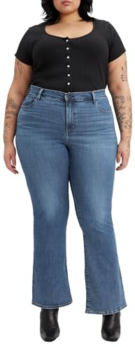 Levi's Damen Plus Size 726™ High Rise Flare Jeans,Blue Wave Mid Plus,16 M