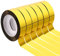 Sliverdew 6 Rollen Selbstklebende Metallic Klebeband Gold Washi Tape Gold Folie Dekorative Klebeband Fliesennahtband Masking Tape für Wanddekoration, Basteldekoration, Geschenkverpackung 12mm x 25m