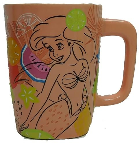 Eeyore Disneyland Paris Peach Little Mermaid Ariel Tropical Fruit Mug