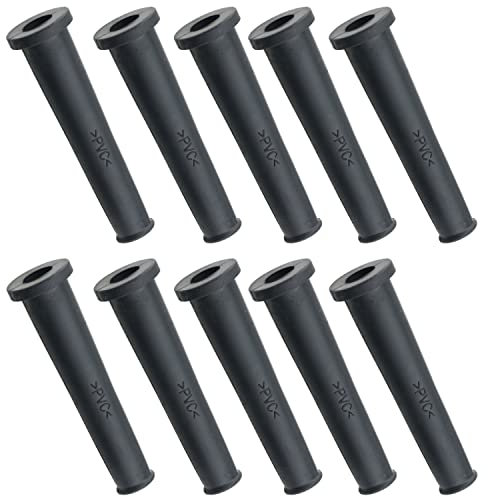 Kabelschutz FMHXG PVC-Zugentlastung, Kabeldurchführung Kabelhülse, Gummi, Schwarz, 10 Stück