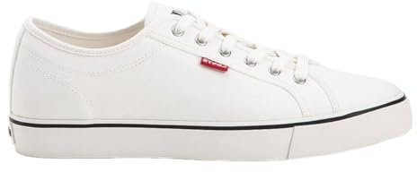 Levi's Hernan S, Zapatillas Deportivas Mujer, Blanco Regular, 38 EU