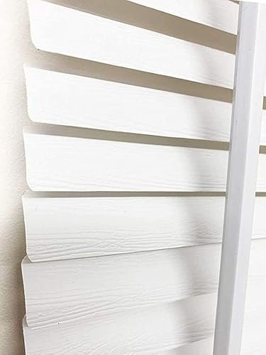 Made to Measure Ruby Deals PVC Venetian blinds 25mm Thin Slats Kitchen Window Treatment Open & Close Easy Fit Home Curtains Fittings (White, 90x150cm)