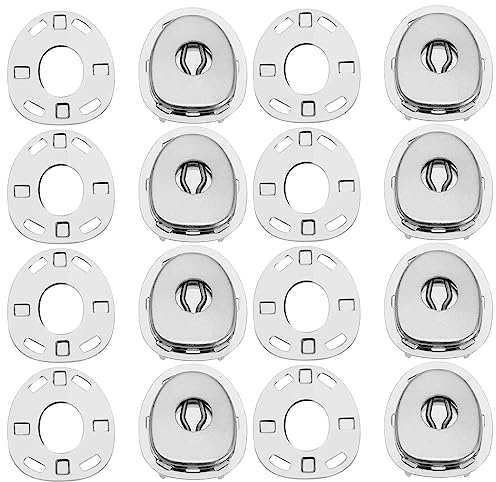 Lot de 12 plaques de prise compatibles avec Lift The Dot - Accessoires pour boucle de tente, bagages, sac à main, bateau, marine, fixation de couvercle - 22,5 x 20 mm