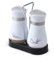 CCHONG Pack of 2 Salt and Pepper Pots Salt and Pepper Shaker Salt and Pepper Set Salt Shaker Salt Pot Kitchen Accessories (White)