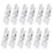 Generic Lot de 20 pinces à linge transparentes multifonctions en plastique pour vêtements de bébé, décoration murale photo, mémo, etc.