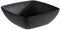 APS 85274 Bol -NERO- en negro, 16,5 x 16,5 cm, altura 5,5 cm, 0,6 litros
