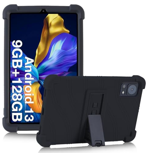 ATOOZ for DOOGEE T20 Mini Case 8.4 Inch 2023,DOOGEE T20 Mini Pro 8 inch Tablet Case for Kids with Stand Soft Silicone Case for DOOGEE T20MINI Tablet 8.4 Inch (Black)