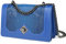 Travistar Crossbody Bag Umhängetasche Damen - Leder Handtasche Damen Klein Schultertasche Kette Cross Body Tasche Mode Schlange Gedruckt Abendtasche mit Verstellbarer Ketten-Schulterriemen Blau