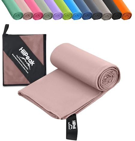 HiiPeak Serviette Microfibre Séchage Rapide, Serviette Sport Musculation Homme et Femme, Serviette de Bain Microfibre Parfait pour Voyage, Fitness, Piscine et Plage