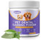 CLFJLXYX Poudre Dentaire pour Chiens 100g- Nettoyage des Dents sans brossage ni rinçage,Poudre de Nettoyage des Dents de Chien,Combat la Plaque Dentaire,Éliminer Les odeurs buccales,100% Naturel