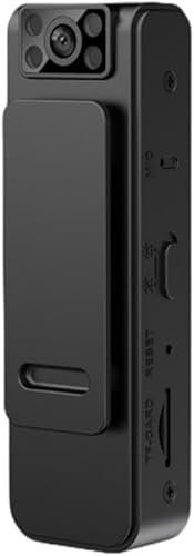 RigWig HD 1080P Noise Reduction Camera, 180° Rotatable Lens Body Worn Camera,Night Vision Recorder with Audio/Video,Wearable Mini Video Recorder W/ 16GB SD Card Included