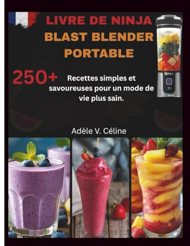 LIVRE DE NINJA BLAST BLENDER PORTABLE: Recettes simples et savoureuses pour un mode de vie plus sain.