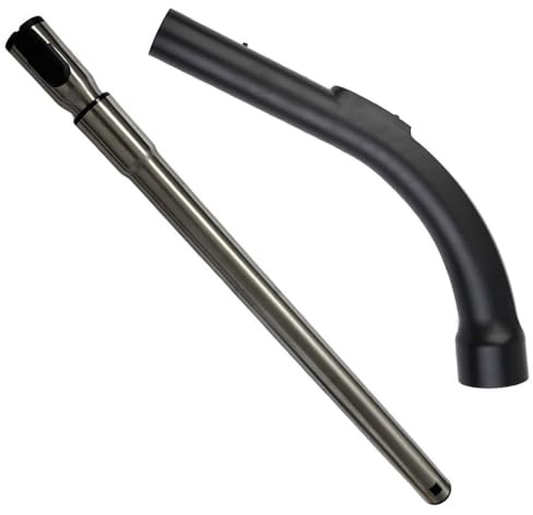 HEBEOT Adjustable Locking Extension Pipe, 35Mm Telescopic Suction Rod Tube Wand With Click Lock And Air Regulator For Miele Vacuum Cleaner For C1 Series