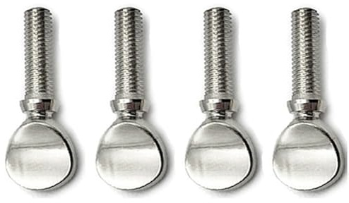 Malloy 4Pcs Sax Neck Screw Tightening Screw Compatible with Sax Saxophone Clarinet Replacement Parts (Silver)