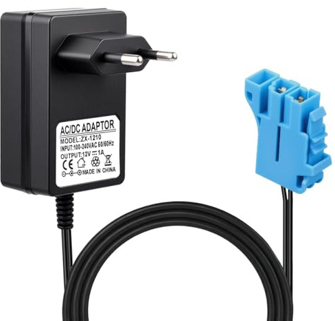 12V Ladegerät Kompatibel mit Peg Perego, Netzadapter für Kinder Elektroautos für John Deere Gator XUV Polaris Outlaw RZR 900, LED-Anzeige, 2M Kabel, Schnelles und Sicheres Laden