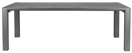 Housecraft Living Alban Gartentisch Rechteckig 220x100 cm Metall Grau