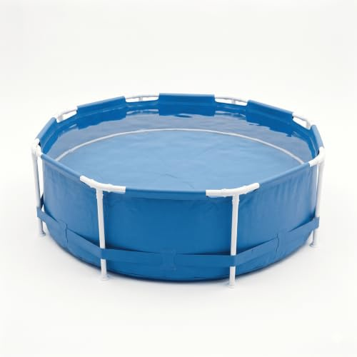 Lemag Piscina Frame Tonda per Bambini Ø 152x38h cm – Piscina Fuori Terra con Struttura in Metallo Robusta 580 L – Facile da Montare per Giardino e Terrazzo, da 2 Anni | Made in Italy