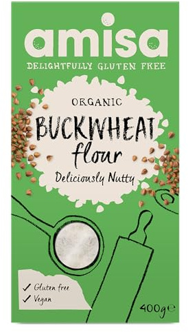 Amisa Organic Gluten Free Buckwheat Flour 400 g