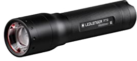 Ledlenser P3R mini Taschenlampe LED, 140 Lumen, fokussierbar, aufladbar, 100m Leuchtweite, bis zu 6h Laufzeit, mit Lithium Akku, inkl. Akku, Ladestation und Handschlaufe