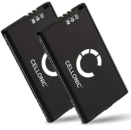 CELLONIC 2X Akku kompatibel mit Nintendo 3DS XL, Nintendo New 3DS XL 3.7V 1800mAh