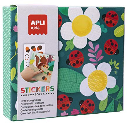 APLI Kids 18362 - Juego de gomets Mariquita
