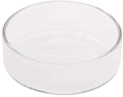 WOWOWO Neuankömmling Aquarium Feeder Aquarium Shrimp Glas Futterschale Dish Tray 6 Größe