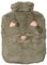 DRAEGER PARIS 1886 - Bouillotte Douce Grise - Peluche Fausse Fourrure Chat - Chaufferette Enfant et Adulte - Soulagement Douleurs Ventre, Dos, Cou - Housse Ultra Douce Amovible 23x17 cm