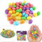 50 Stück Mini-Glitzer-Eier für Ostern, Glitzer-Osterei, Mini-Eier, Schaumstoff-Eier, glitzernde Eier, Frühlingsparty-Geschenke, Verzierungen für Kinder, Korb, Kunst, Osterdekoration, Hauben, Basteln,