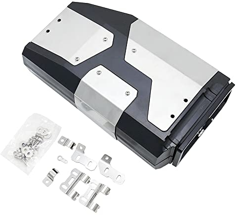 Shkalacar Cassetta degli Attrezzi per Moto Scatola in Alluminio per Staffa Laterale Sinistra Compatibile con BMW R1250GS R1200GS LC & Adventure 2002 2008 2018