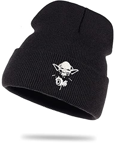 Yoda DJ YODA Jedi Ritter The Empire Turntables Music Rave House Trance Techno Geek - Wollmütze Wintermütze Rollmütze Beanie Mütze Seemannsmütze Unisex Piece