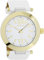 Oozoo Damenuhr mit Lederband 45 MM Goldfarben/Weiß/Weiß C5756