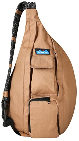 KAVU Seiltasche – Schultertasche für Wandern, Camping und Pendeln – Dune
