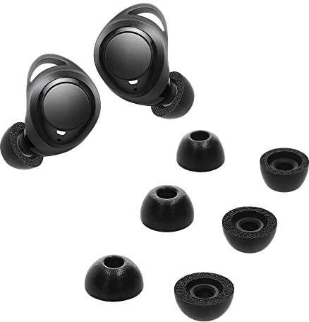 kwmobile 6X Ersatz In Ear Kopfhörer kompatibel mit Anker Life A1 / Life P2 / Life P3 / Liberty Air X/Air 2 / Air 2 pro/Air 3 Pro - 3 Größen - Polster Ohrstöpsel In-Ear Ohrhörer - Schwarz