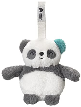 Tommee Tippee Mini-Schlafhilfe für Unterwegs mit CrySensor, 6 Beruhigende Töne, USB-Aufladbar und Waschmaschinenfest, Pip der Panda