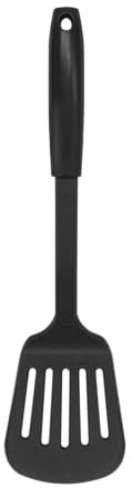 Fackelmann INITIAL Slotted Turner, Plastic, Fish Slice, Non-Stick Kitchen Cooking Spatula, Anti-Scratch, Burger Flipper, Heat-Resistant, Cooking Draining & Frying BBQ Utensil, 31.5cm
