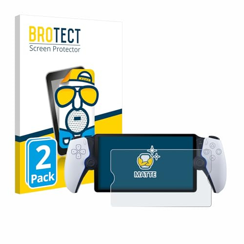 BROTECT Schutzfolie für Sony Playstation Portal | 2 Stück Entspiegelnder Displayschutz Made in Germany Matte Displayschutz-Folie Anti-Reflex Anti-Fingerprint Einfache Montage