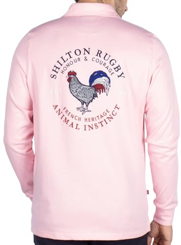Shilton Polo héritage Rugby Homme 5XL / Rose