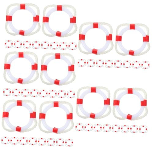 TOYANDONA 50pezzi Miniature Swim Model Da Decorazioni Marinare Per Case Accessori Per Stile Mediterraneo Ornamenti Unici e Colorati Per Casa Al Mare