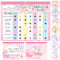 Magnetic Reward Chart for Kids at Home, Behavior Chart Pad with 26 Chore Charts, 1680 Star Stickers, 84 Motivational Stickers to Motivate Responsibility & Good Habits (Unicorn)