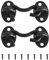 sourcing map 2Pcs 2 Inch Hook and Eye Latch, Barn Door Lock Privacy Hardware Stainless Steel Gate Lock for Window Cabin Hooks Sliding Door Bedroom Bathroom, Black