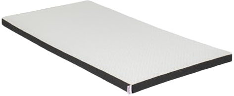 Topper 100% Viscoelástico con Funda Removible y Lavable - Sobrecolchón de Espuma de Memoria - Fabricado en España - 80x190x6cm - Homedi