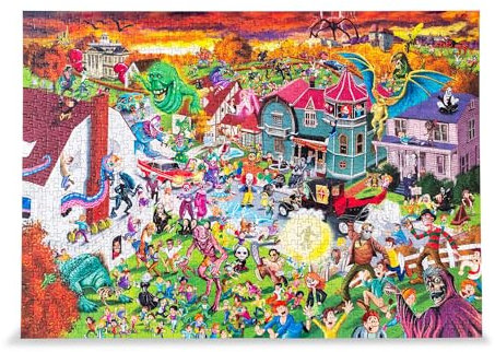 Toynk Horror Attack 1000-Piece Jigsaw Puzzle Exclusive