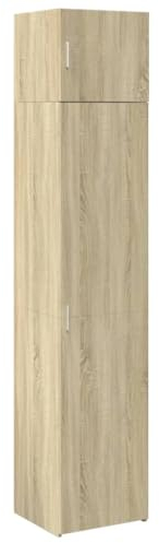 vidaXL Hochschrank Schmal Sonoma-Eiche 45x42,5x225 cm Holzwerkstoff